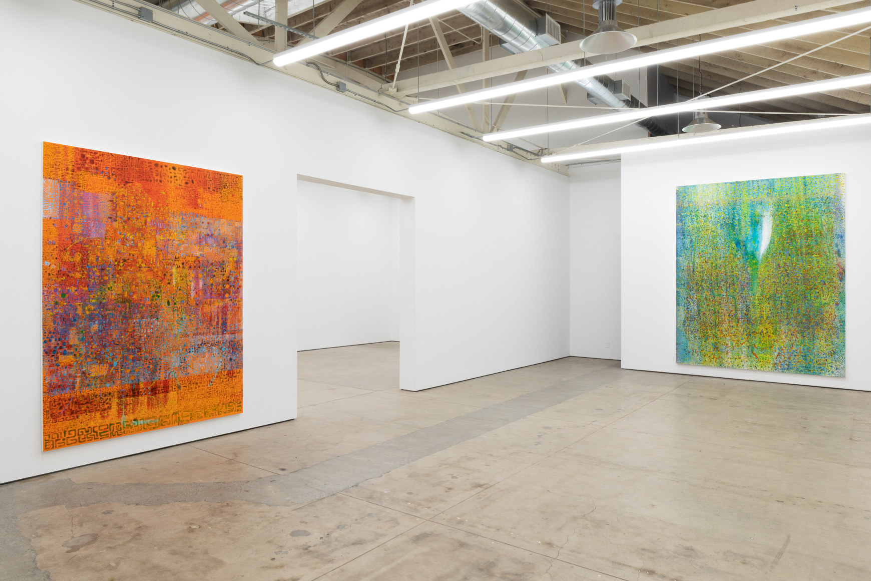 Installation view, Run