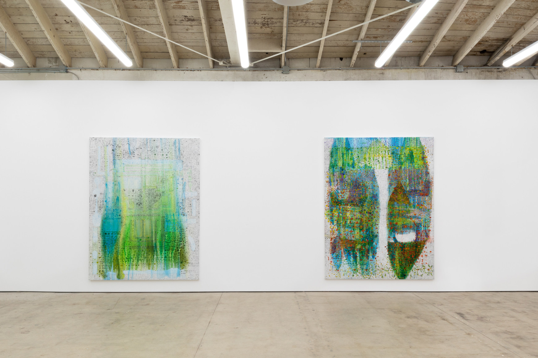 Installation view, Run