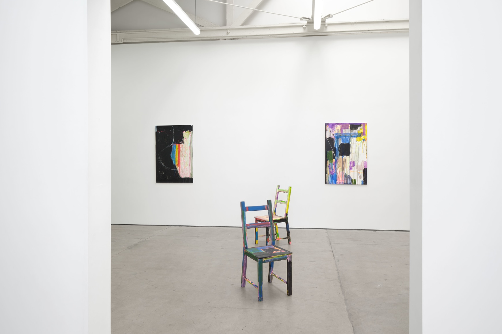 Hayley Tompkins, Tell Gonzo How, Matthew Brown, Los Angeles, 2023., Installation view. 
