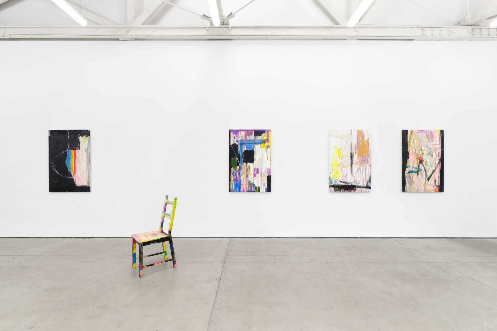 Hayley Tompkins, Tell Gonzo How, Matthew Brown, Los Angeles, 2023., Installation view. 
