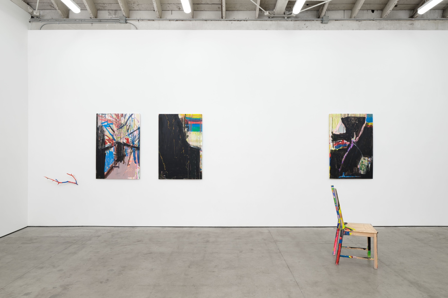 Hayley Tompkins, Tell Gonzo How, Matthew Brown, Los Angeles, 2023., Installation view. 