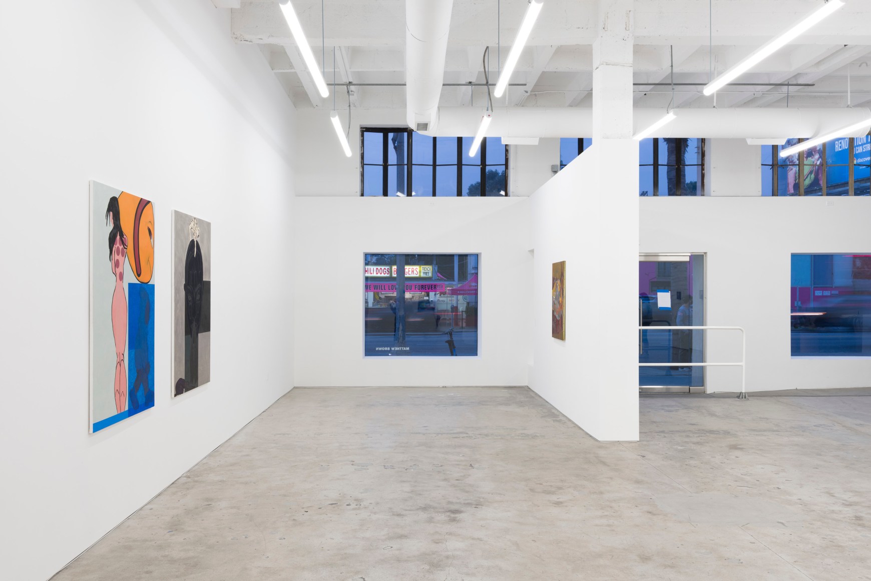 Their Private Worlds Contained The Memory of a Painting that had Shapes as Reassuring as the Uncanny Footage of a Sonogram, 2022., Installation view
