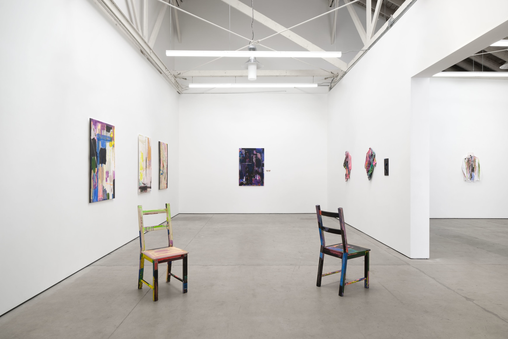 Hayley Tompkins, Tell Gonzo How, Matthew Brown, Los Angeles, 2023., Installation view. 