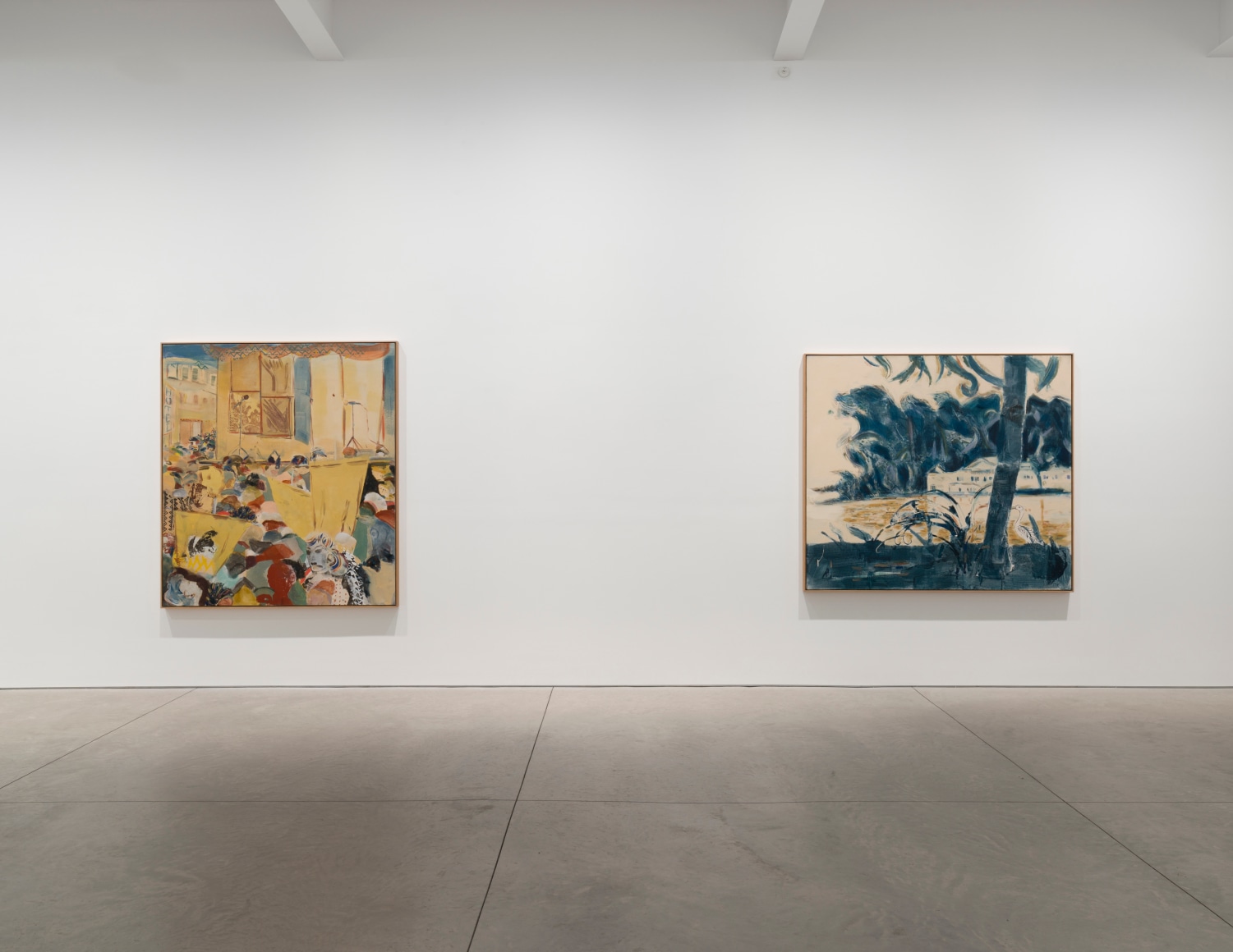 Nick Goss, Stations, Matthew Brown, New York, 2025. Installation view., (Photo: Charles Benton)