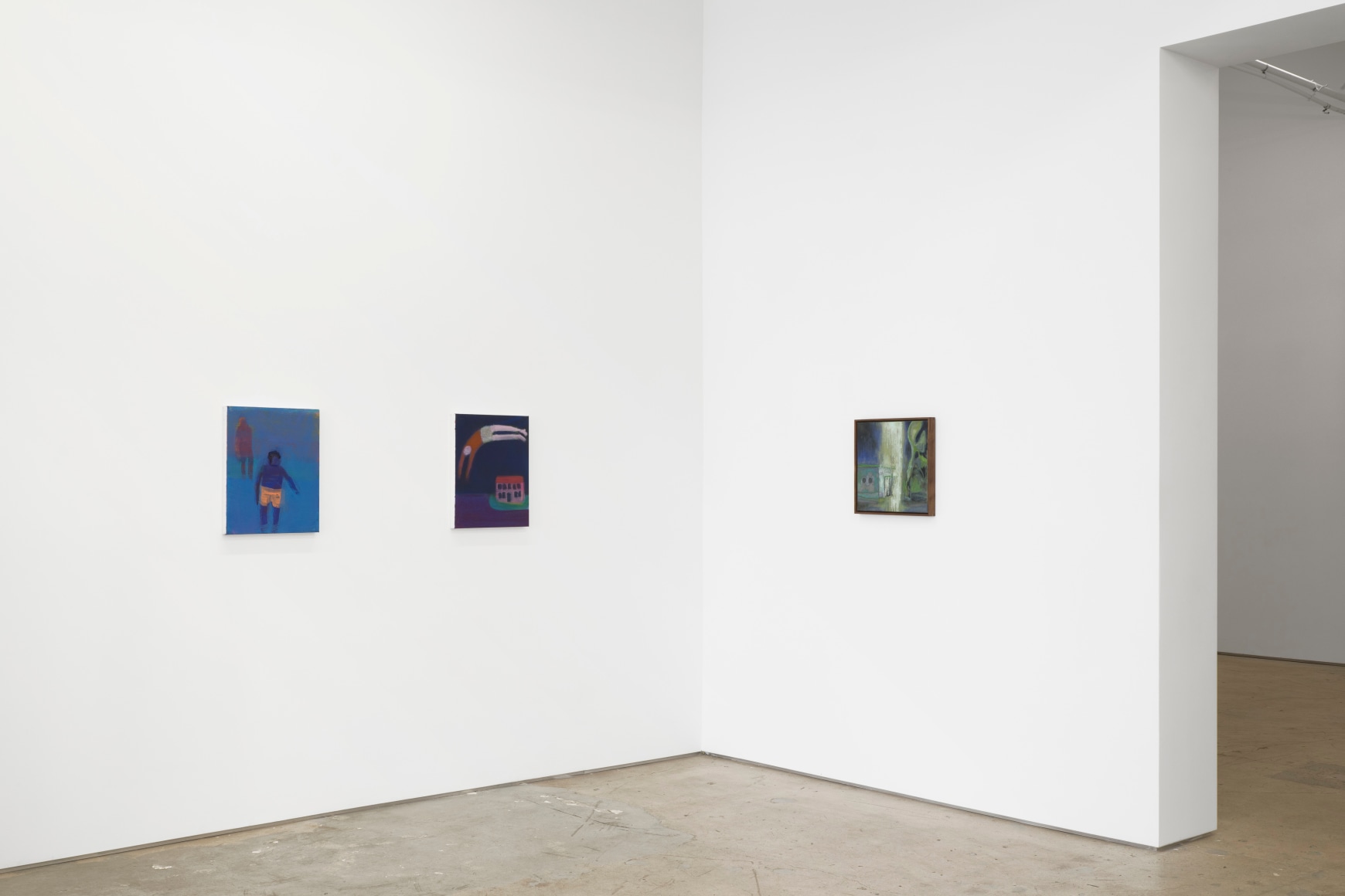 Katherine Bradford &amp;amp; Sedrick Chisom,&nbsp;Angels to Some, Demons to Others, Matthew Brown, Los Angeles,&nbsp;2022., Installation view.