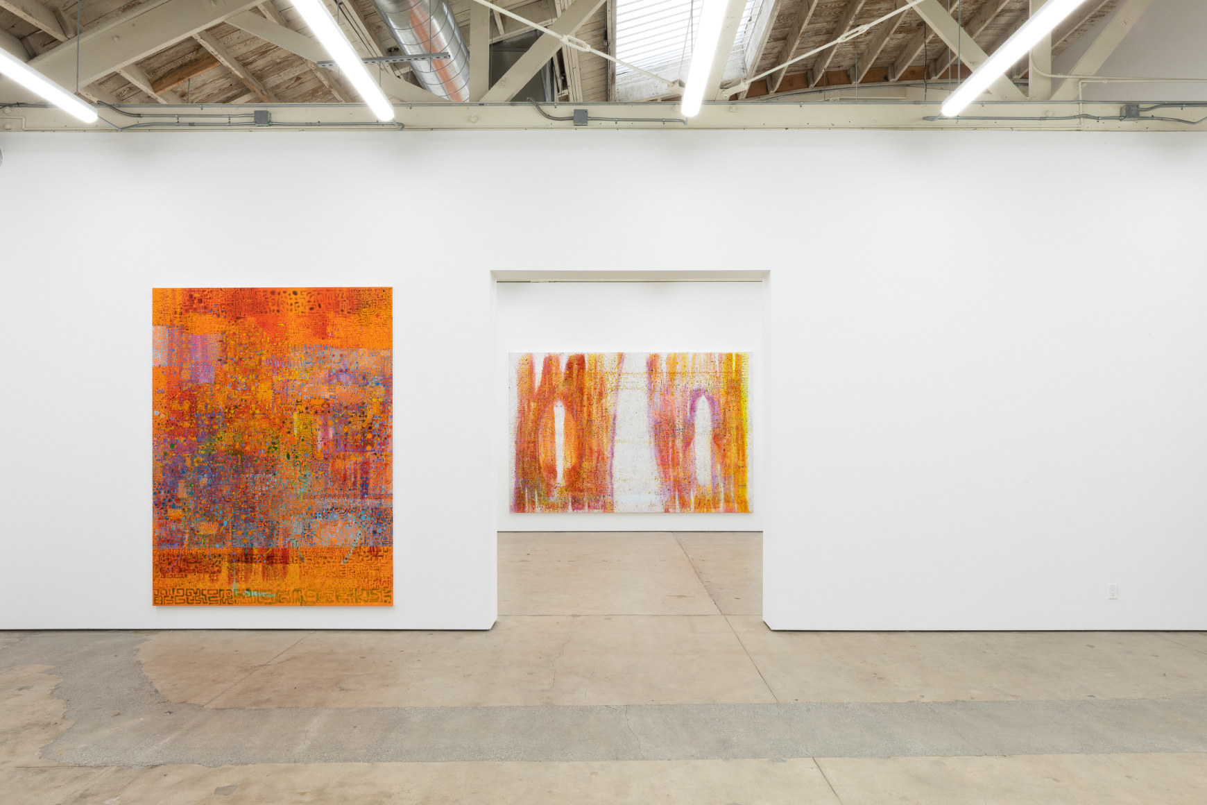 Installation view, Run