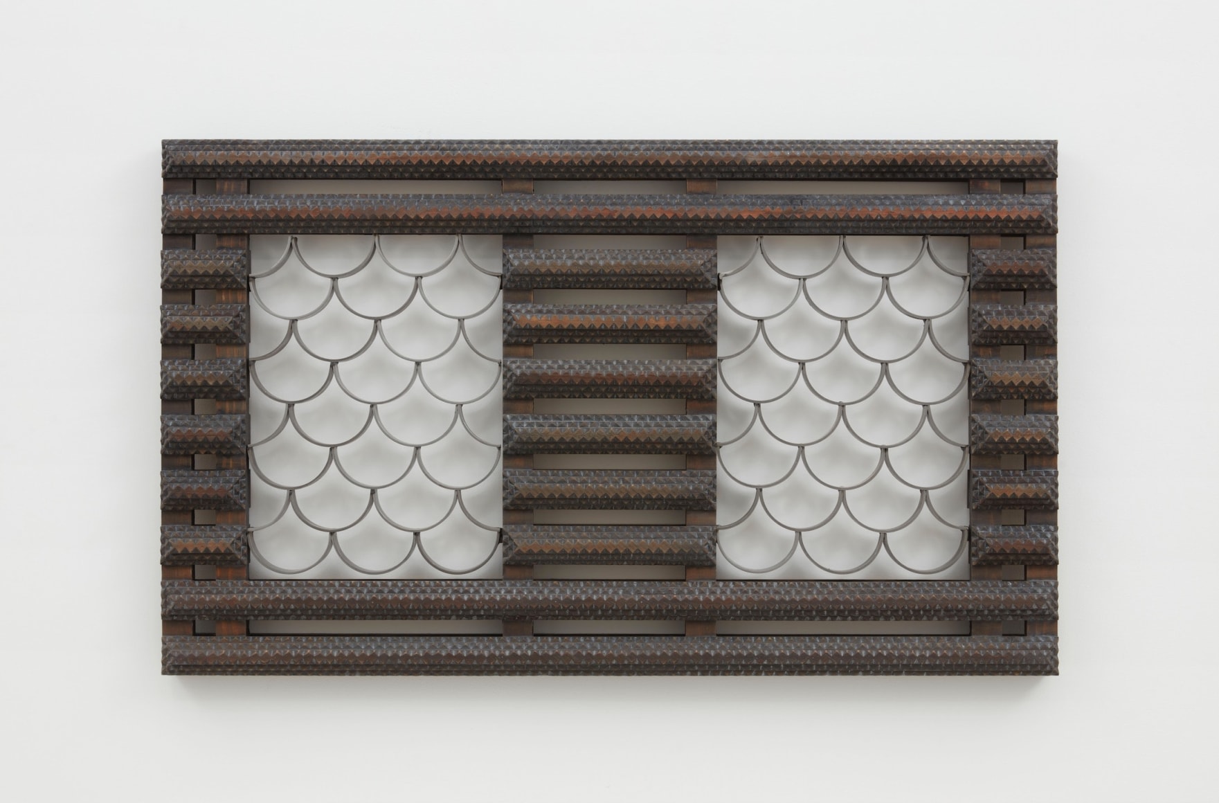 symmetry for the devil, 2020, Wood, steel, wax