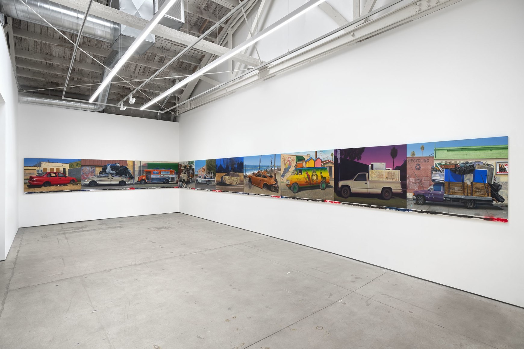 Alfonso Gonzalez Jr., NO PARKING, Matthew Brown, Los Angeles, 2025. Installation view., (Photo: Paul Salveson)