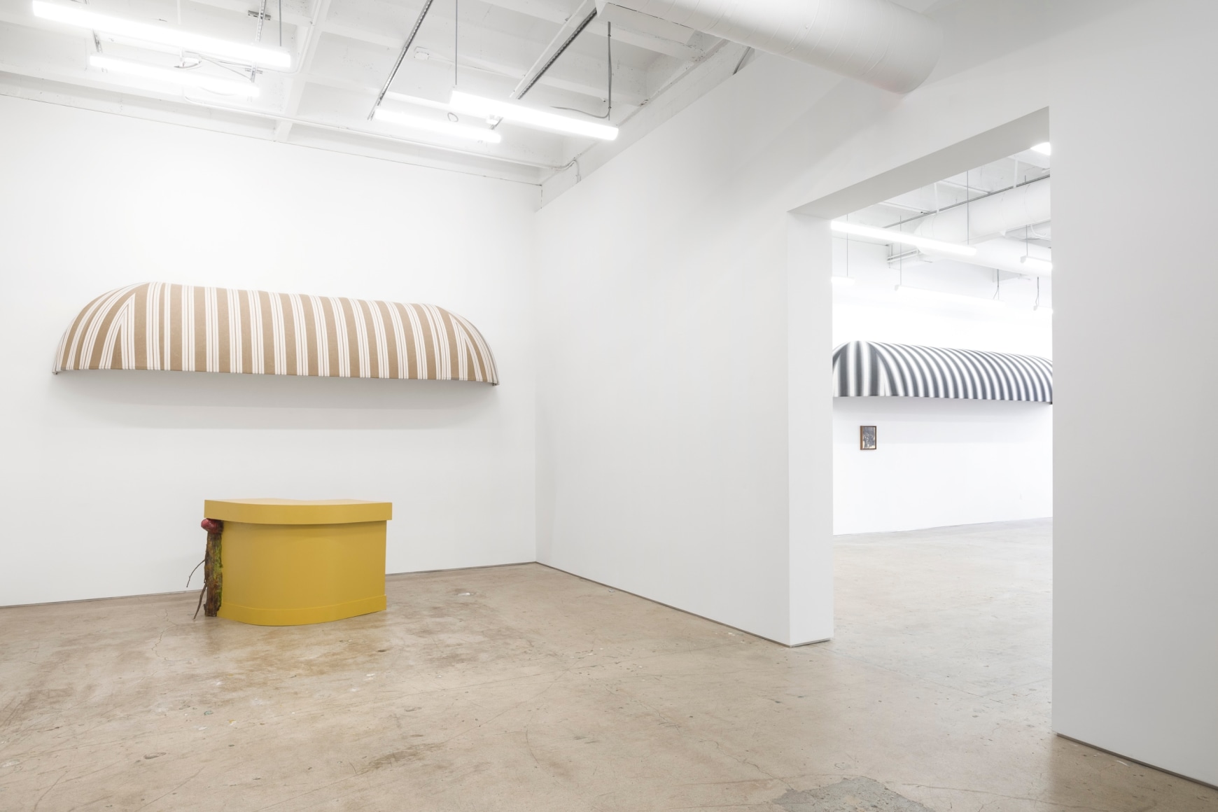 Brandon Ndife, What's the sun to a raisin, 2022., Installation view