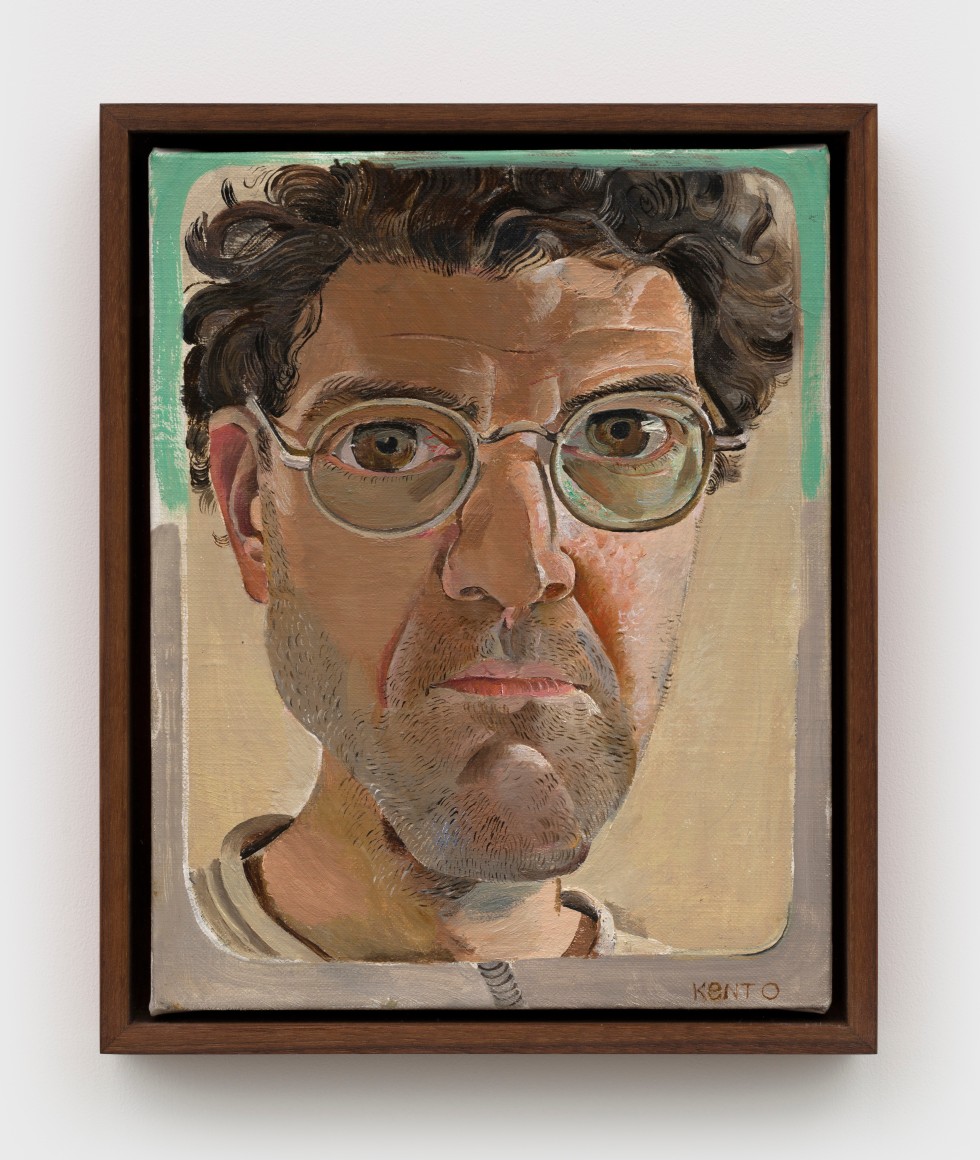Kent O&#039;Connor, Self Portrait in Table Top Mirror, 2024