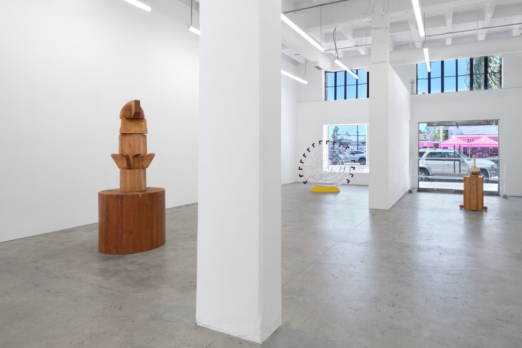 Ryan Preciado, Highway Hypnosis, Matthew Brown, Los Angeles, 2023., Installation view.&nbsp;