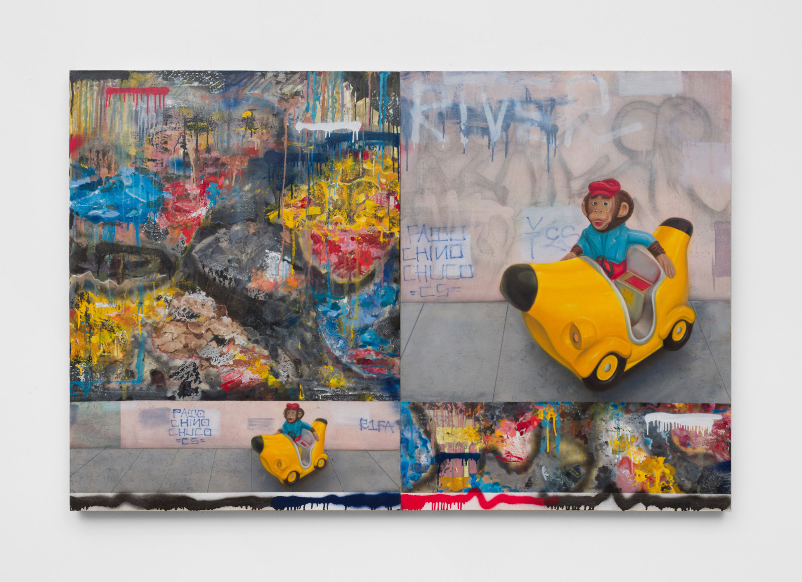 Alfonso Gonzalez Jr, Roberto Mutt Painting, 2021