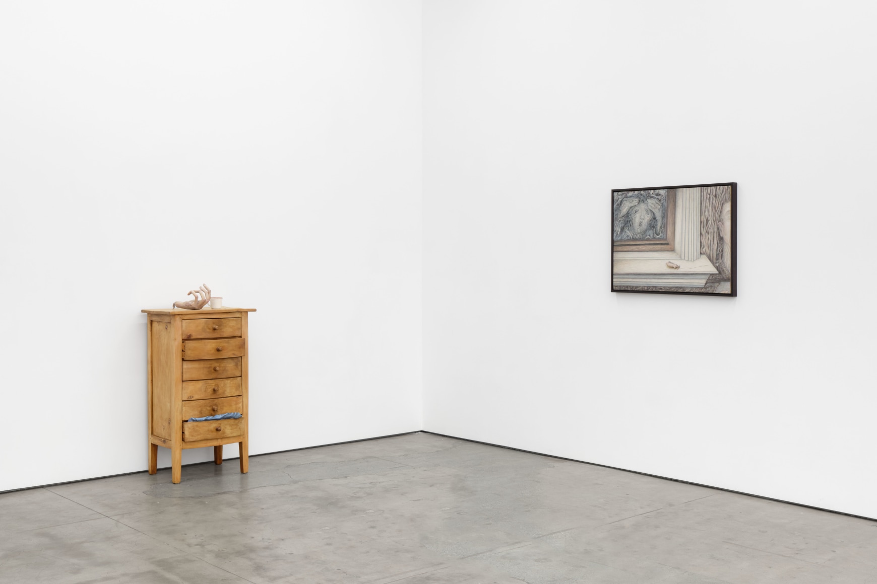 Dan Herschlein, The Long-Fingered Hand, 2023, Matthew Brown, Los Angeles. Installation view. 