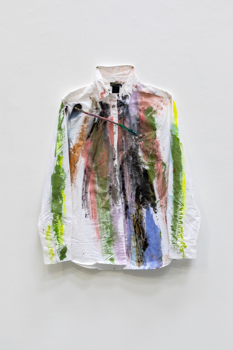 Hayley Tompkins, The Shirt Says I Feel II, 2021
