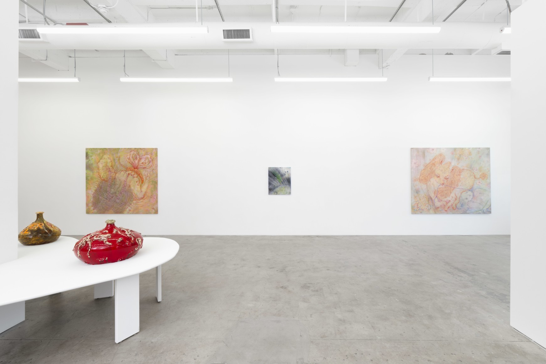 Lila de Magalhaes,&nbsp;Laps of Chrysalis,&nbsp;Matthew Brown, Los Angeles, 2024. Installation view., (Photo: Paul Salveson)