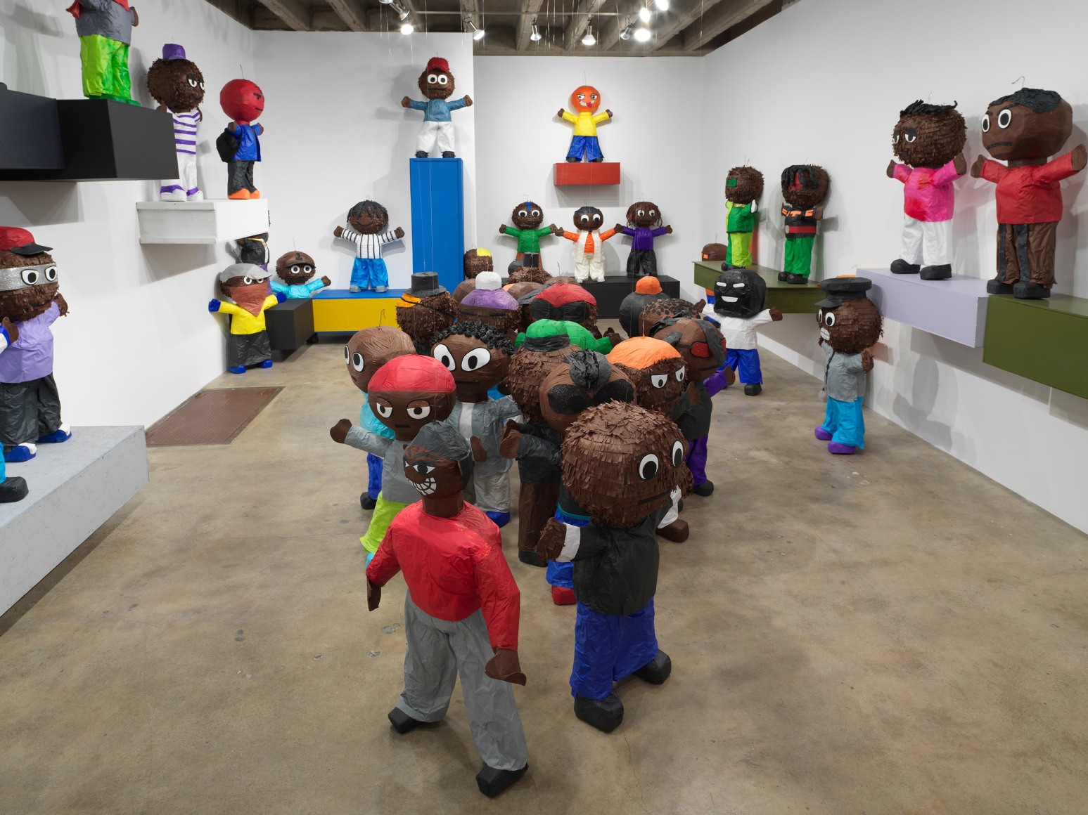 Omari Douglin, Wave Gods 2, Ramiken Crucible, New York, 2023. Installation view. 