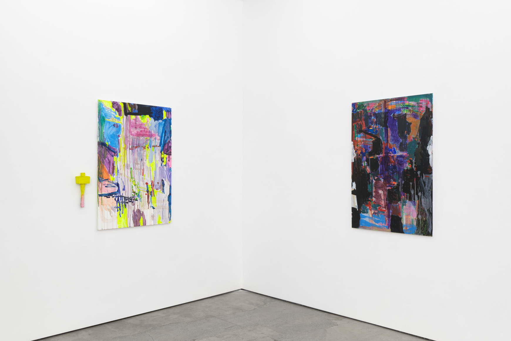 Hayley Tompkins, Tell Gonzo How, Matthew Brown, Los Angeles, 2023., Installation view. 