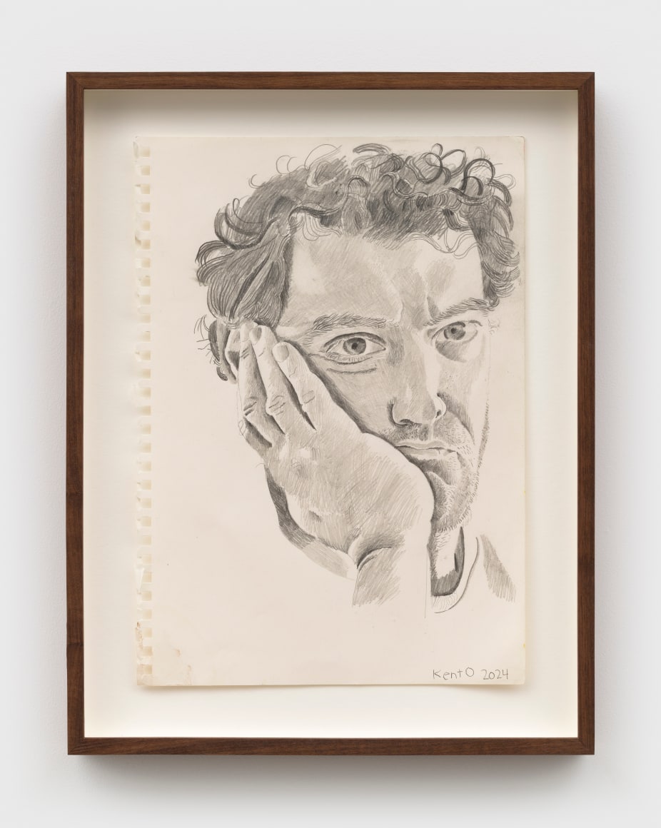 Kent O&#039;Connor, Self Portrait with Hand, 2024