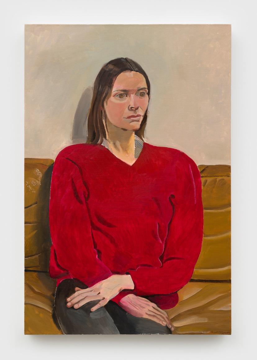Kent O&#039;Connor, Woman in Red Sweater, 2025