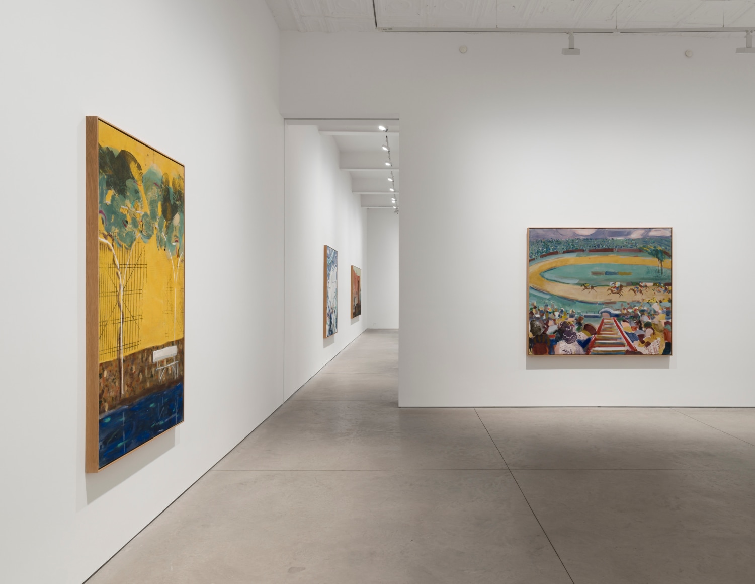 Nick Goss, Stations, Matthew Brown, New York, 2025. Installation view., (Photo: Charles Benton)