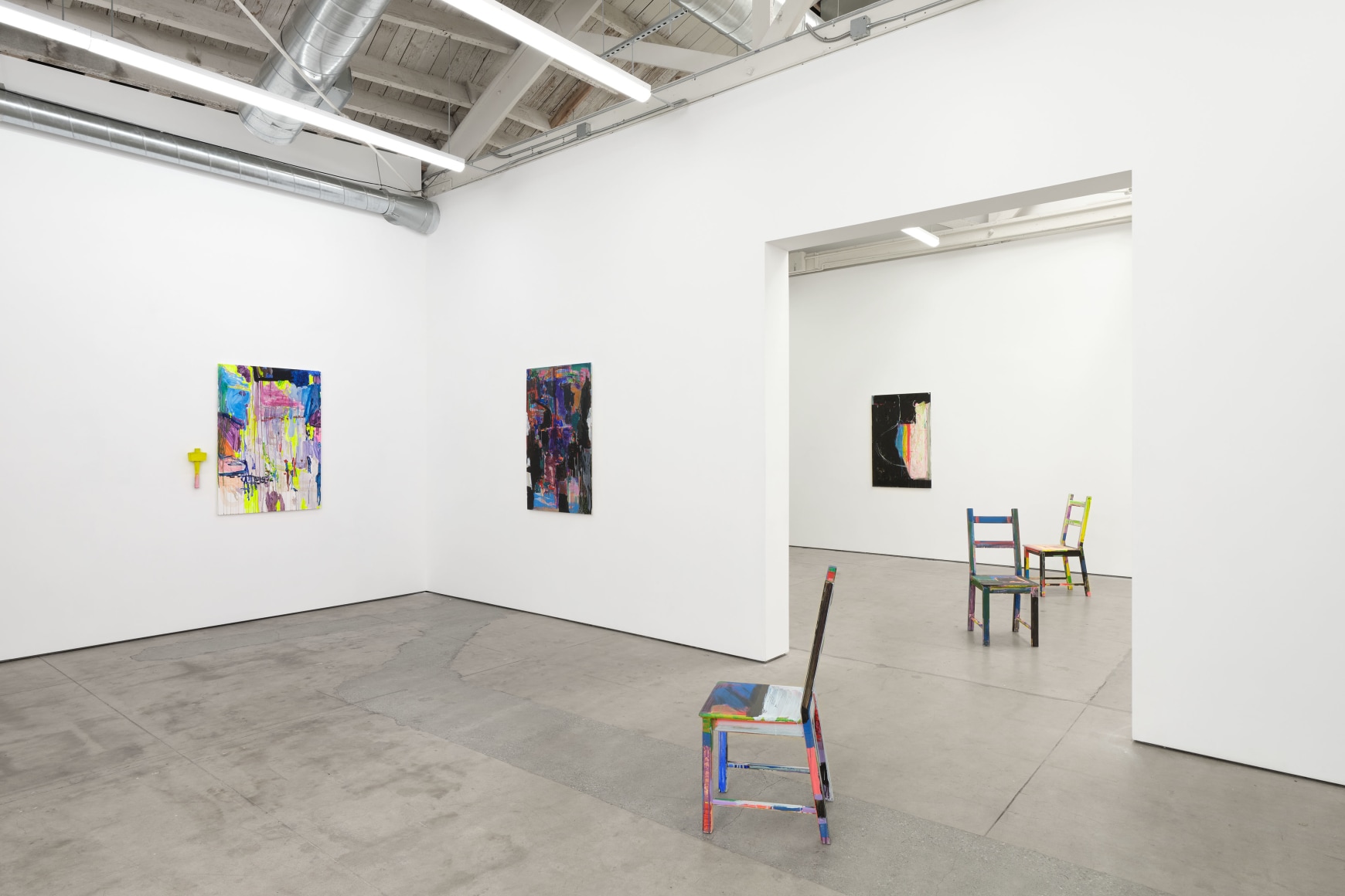 Hayley Tompkins, Tell Gonzo How, Matthew Brown, Los Angeles, 2023., Installation view. 
