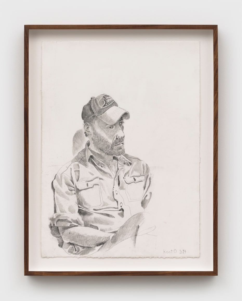 Kent O&#039;Connor, Man in Trucker Hat, 2024