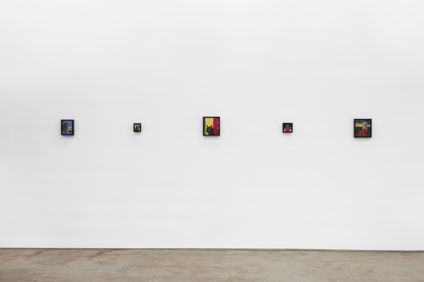Their Private Worlds Contained The Memory of a Painting that had Shapes as Reassuring as the Uncanny Footage of a Sonogram, 2022., Installation view