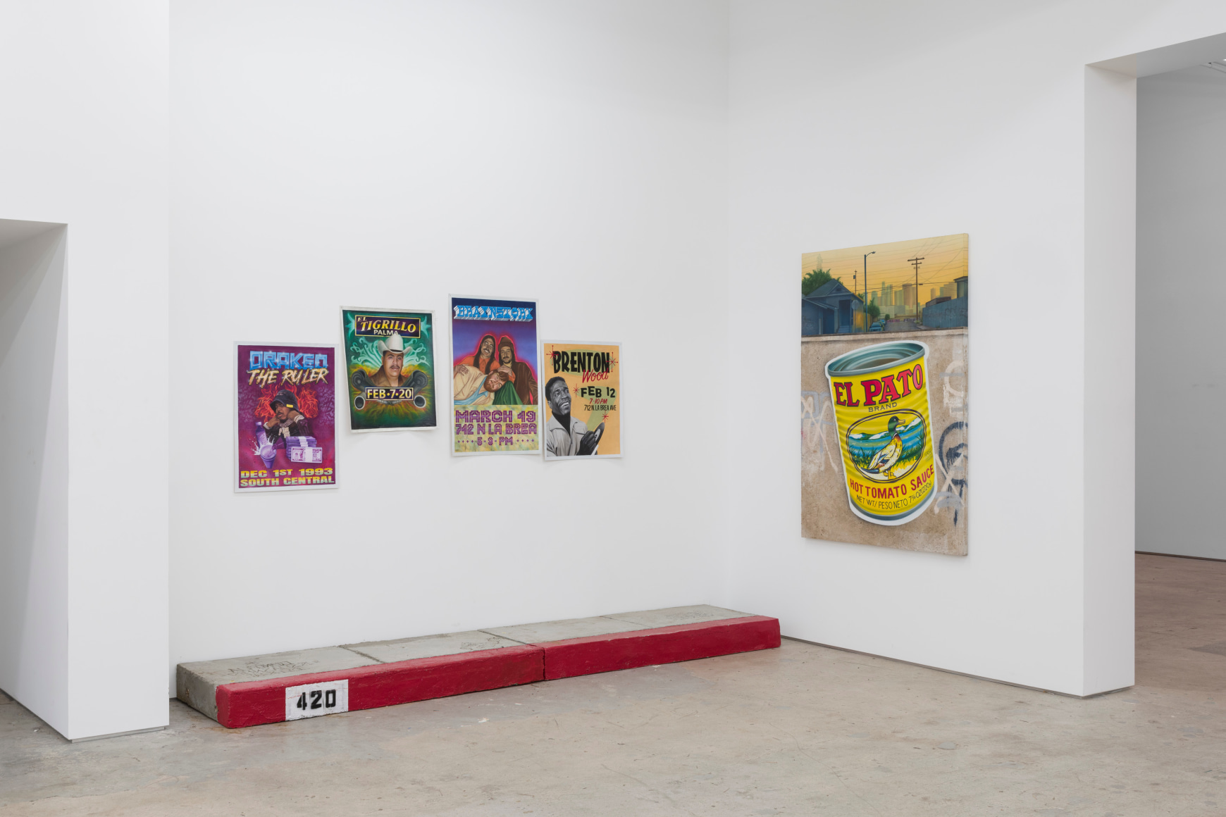 Alfonso Gonzalez Jr., There Was There, 2022., Installation view. 
