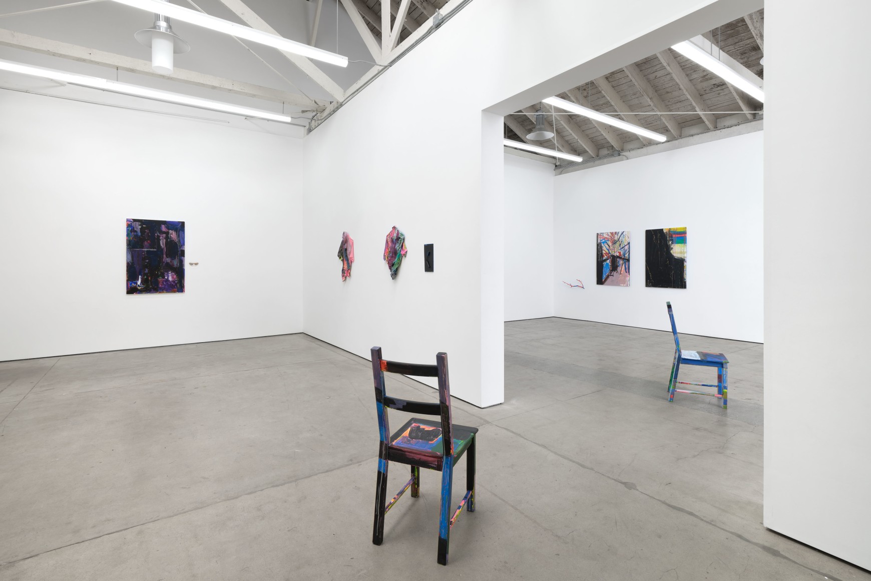 Hayley Tompkins, Tell Gonzo How, Matthew Brown, Los Angeles, 2023., Installation view. 