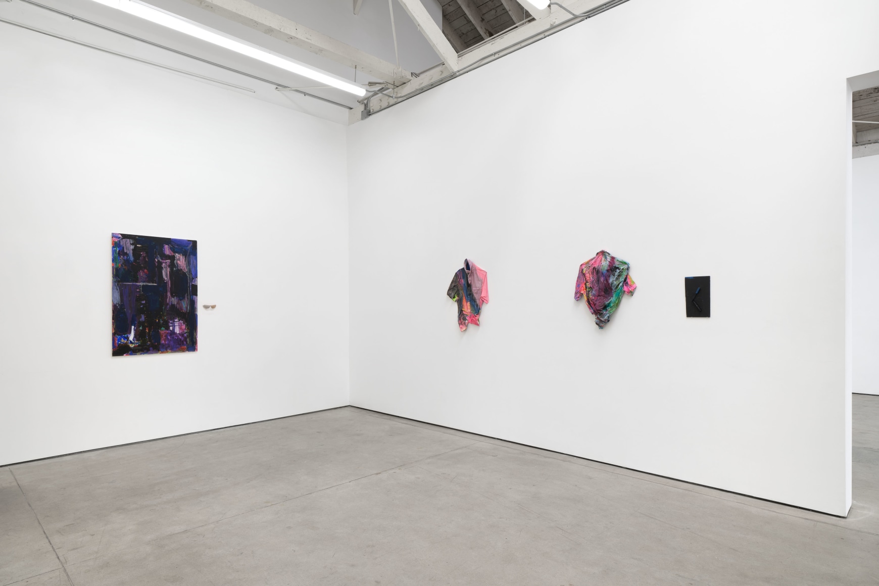 Hayley Tompkins, Tell Gonzo How, Matthew Brown, Los Angeles, 2023., Installation view. 