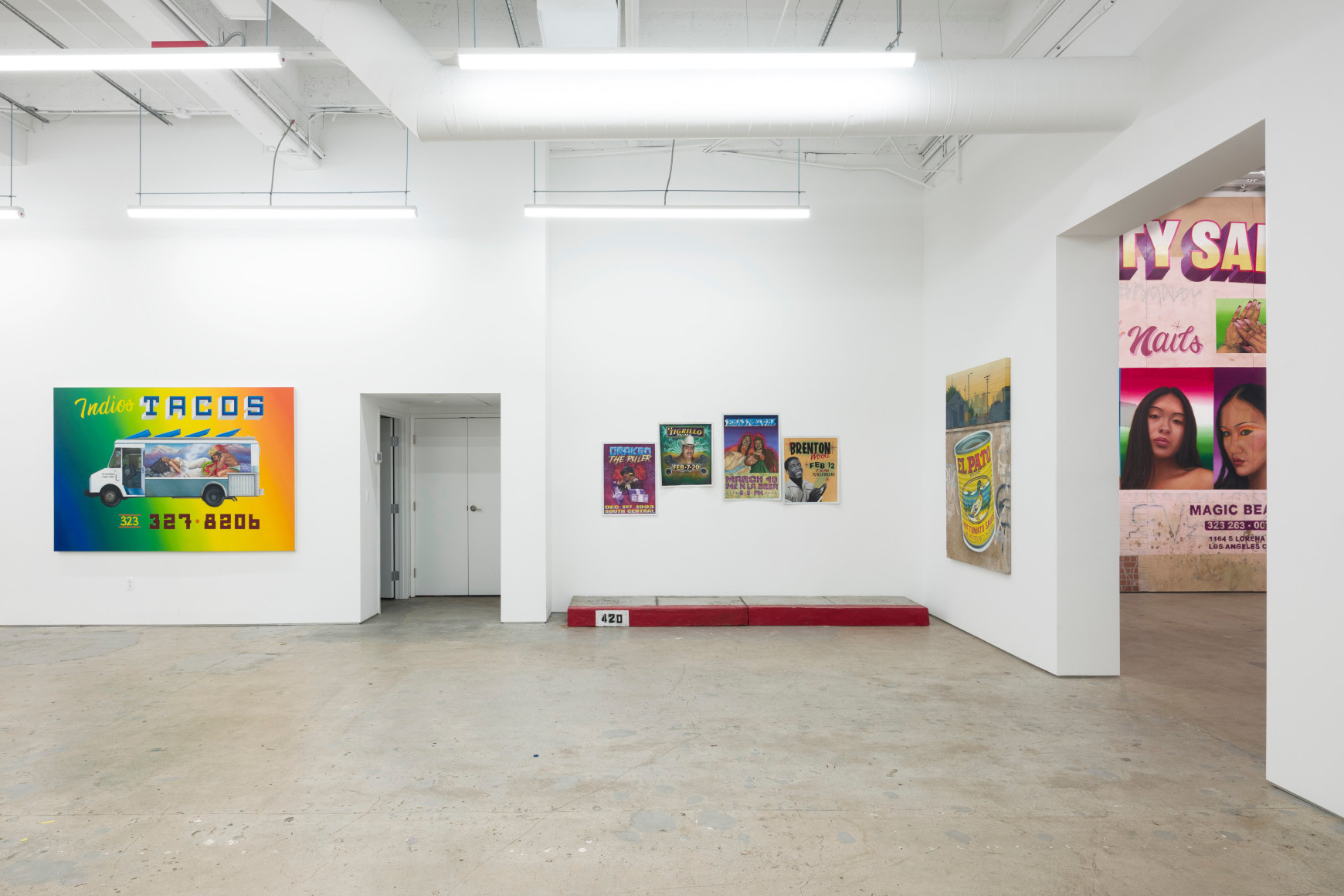 Alfonso Gonzalez Jr., There Was There, 2022., Installation view. 
