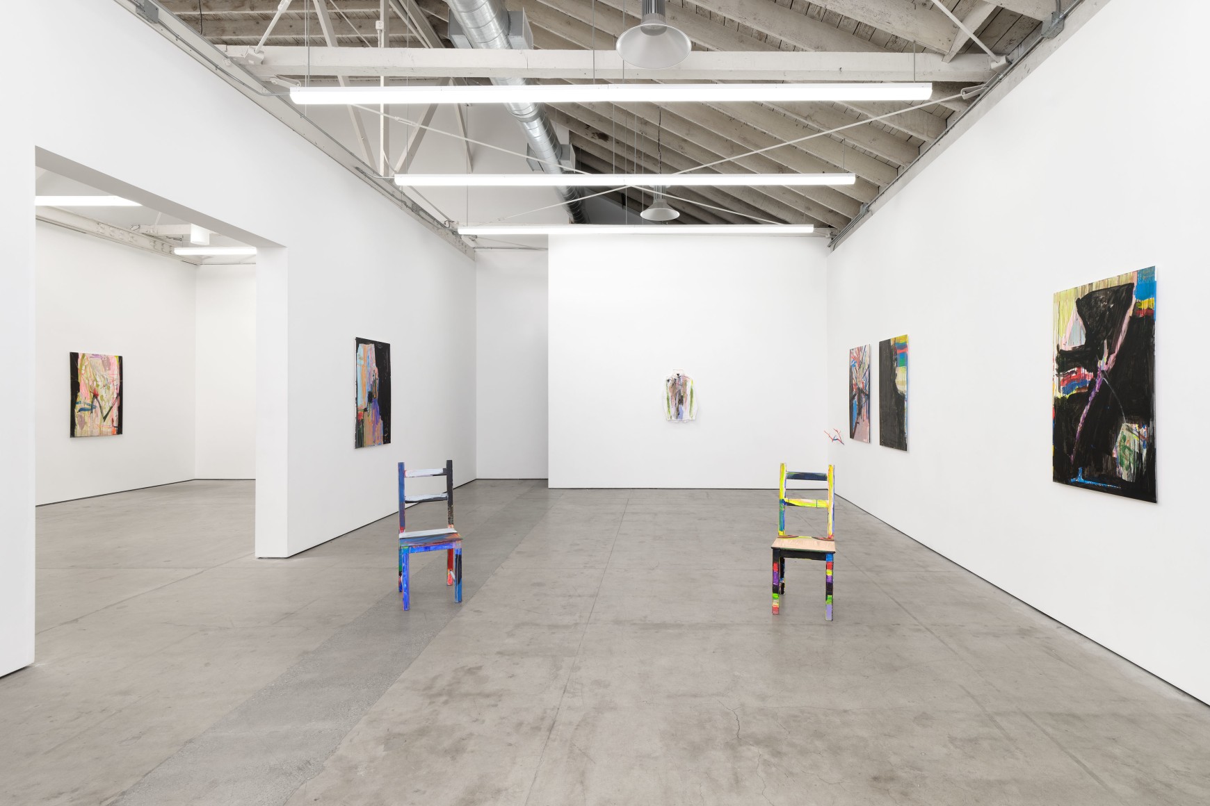 Hayley Tompkins, Tell Gonzo How, Matthew Brown, Los Angeles, 2023., Installation view. 