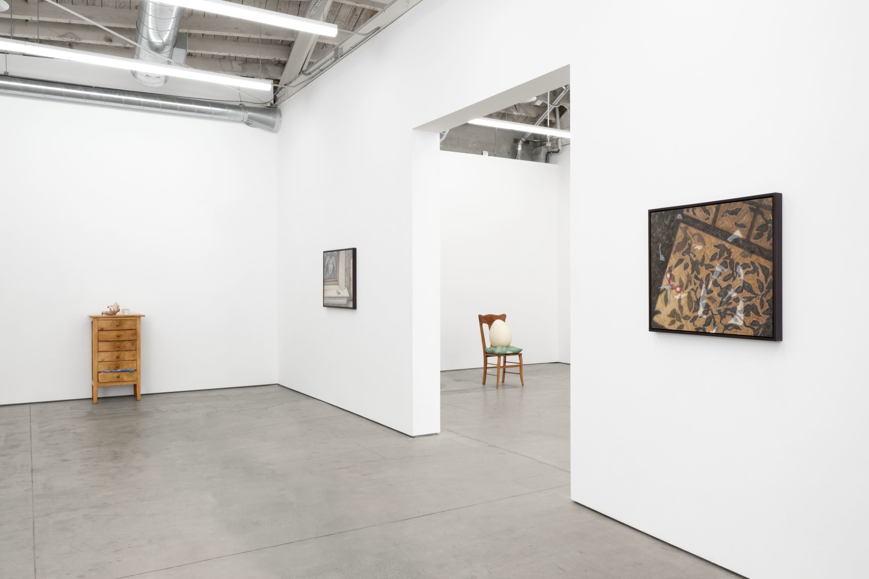 Dan Herschlein, The Long-Fingered Hand, 2023, Matthew Brown, Los Angeles. Installation view. 