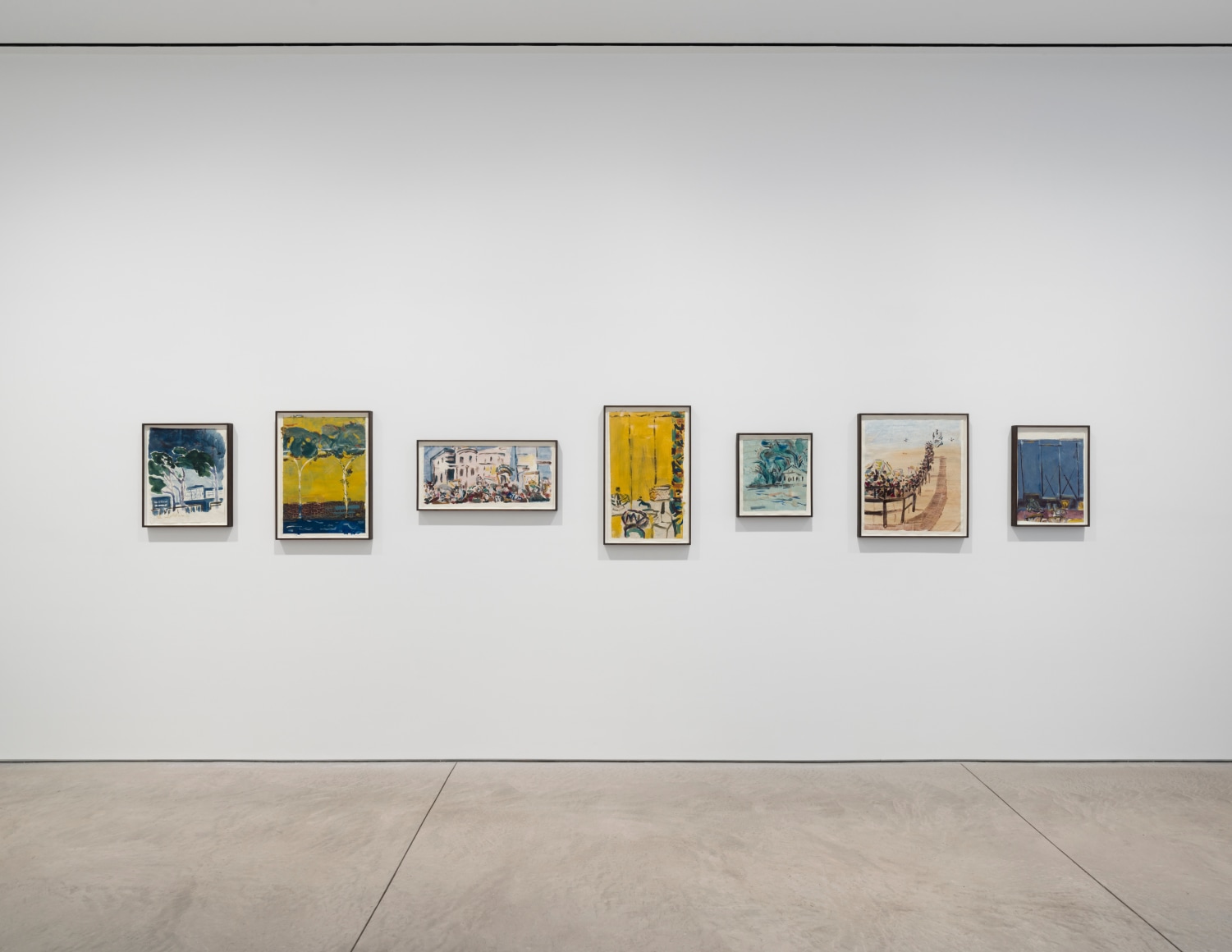 Nick Goss, Stations, Matthew Brown, New York, 2025. Installation view., (Photo: Charles Benton)