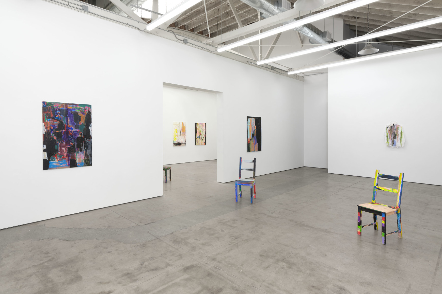 Hayley Tompkins, Tell Gonzo How, Matthew Brown, Los Angeles, 2023., Installation view. 