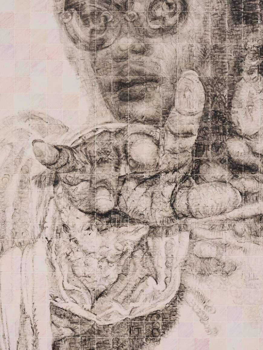 The Bodily Effect of a Color (Kenyatta), 2021, Detail