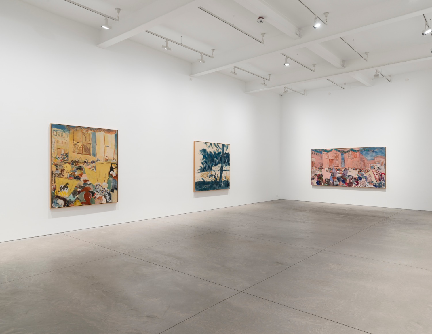 Nick Goss, Stations, Matthew Brown, New York, 2025. Installation view., (Photo: Charles Benton)