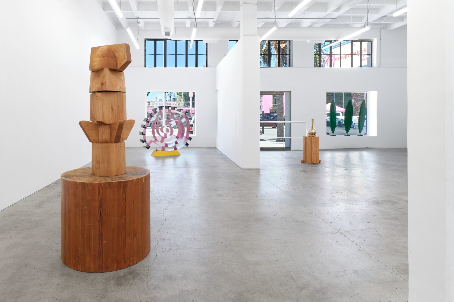 Ryan Preciado, Highway Hypnosis, Matthew Brown, Los Angeles, 2023., Installation view.&nbsp;