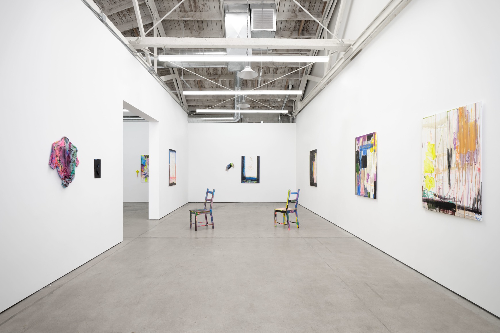 Hayley Tompkins, Tell Gonzo How, Matthew Brown, Los Angeles, 2023., Installation view. 