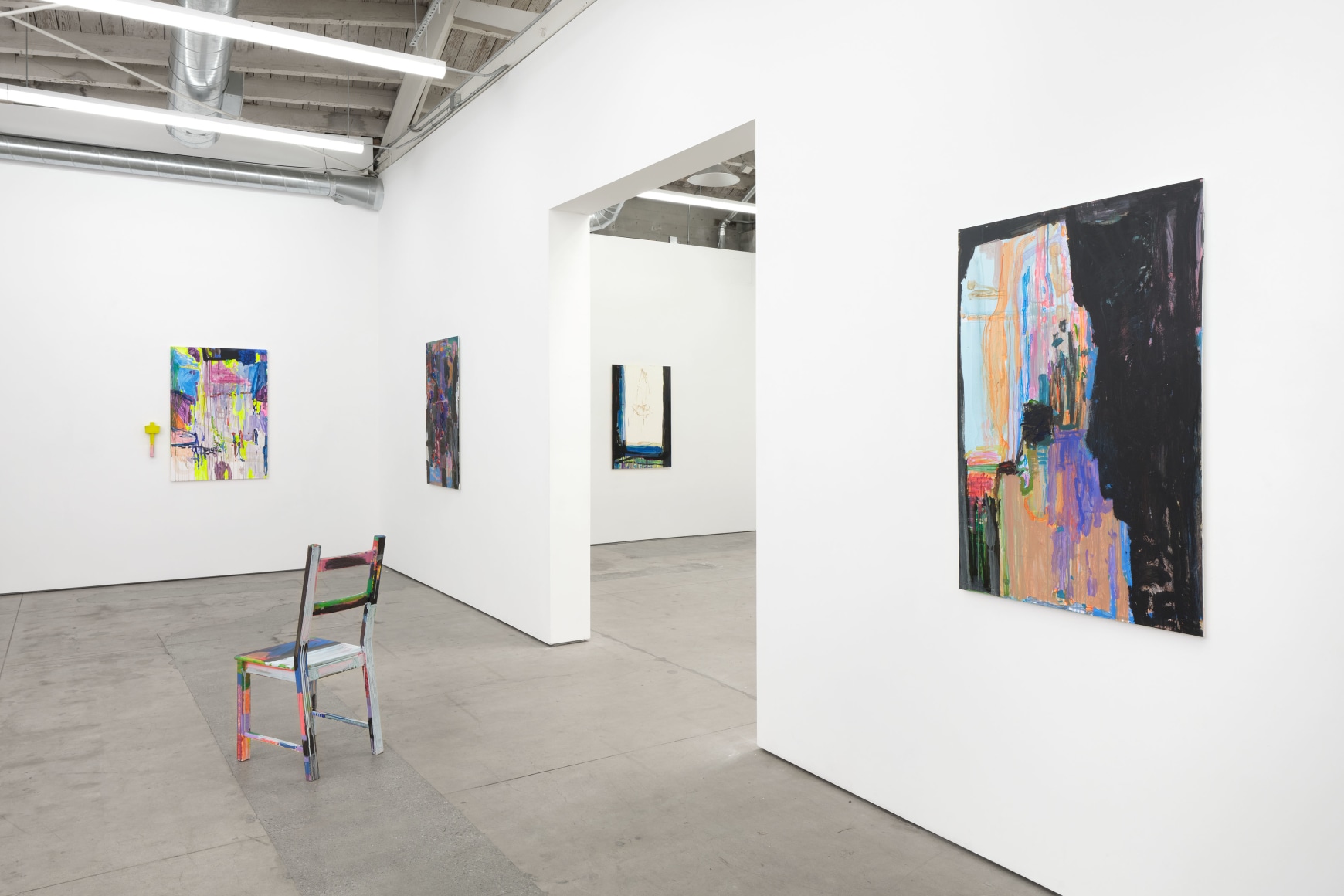 Hayley Tompkins, Tell Gonzo How, Matthew Brown, Los Angeles, 2023., Installation view. 