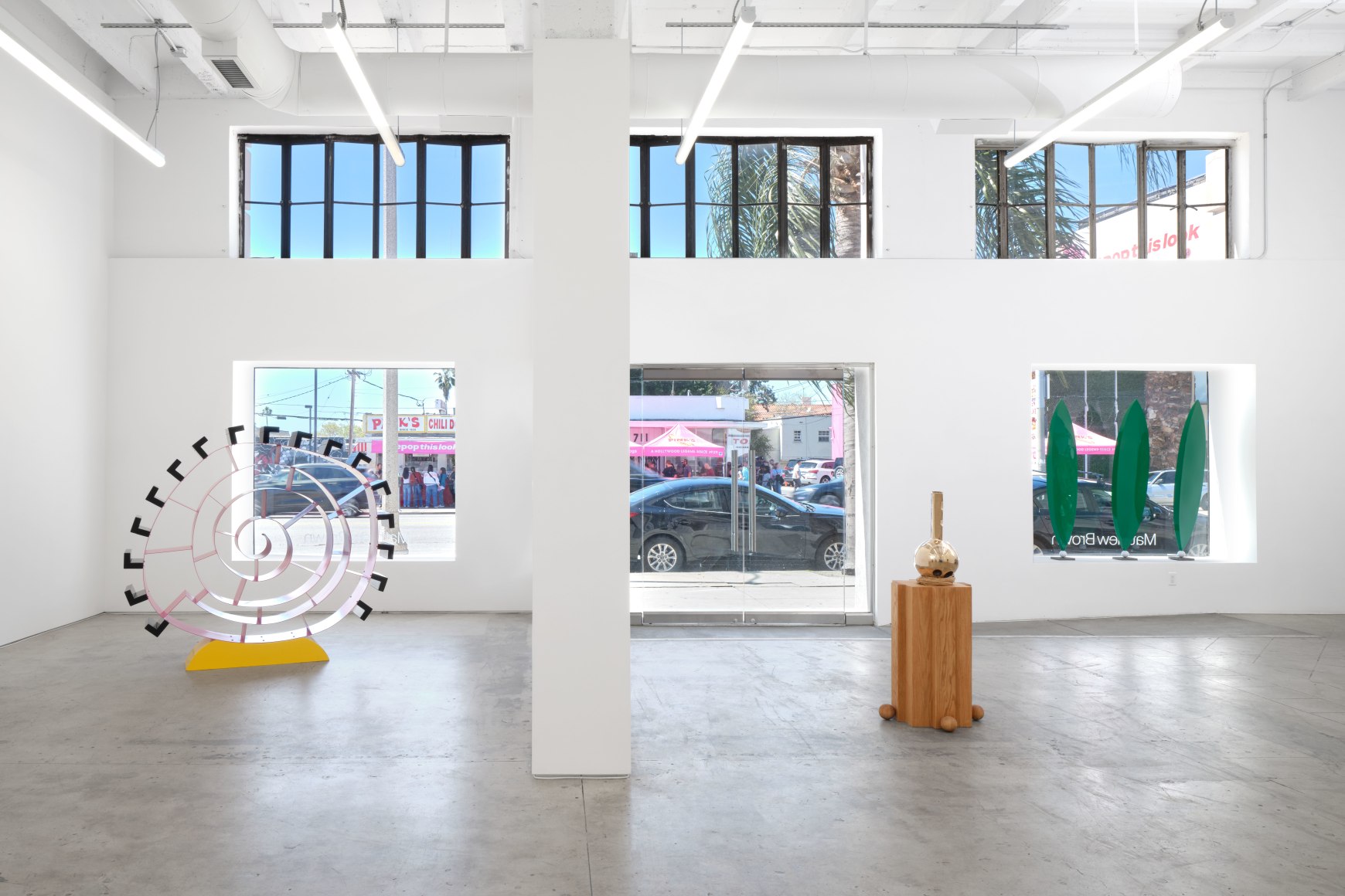Ryan Preciado, Highway Hypnosis, Matthew Brown, Los Angeles, 2023., Installation view.&nbsp;