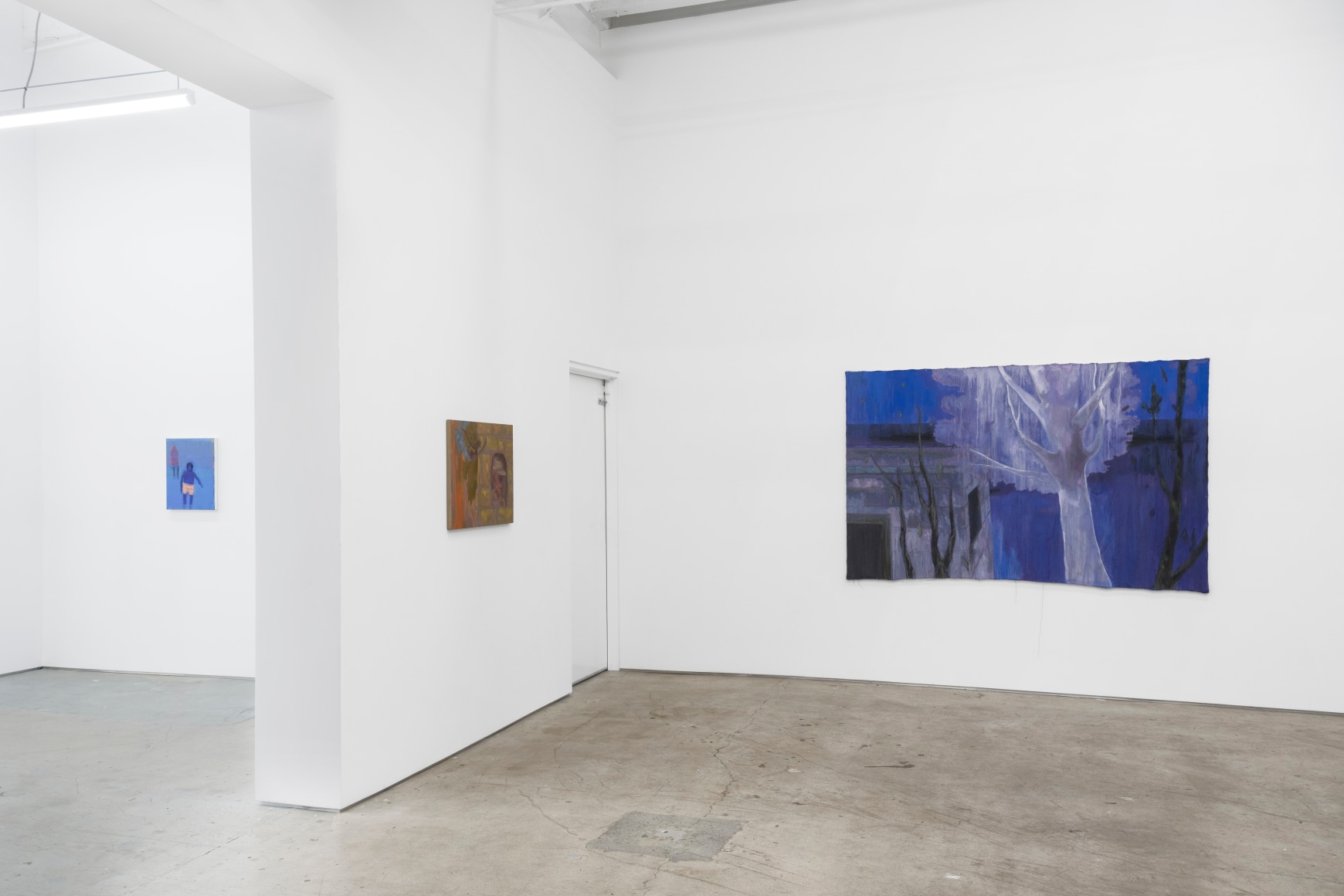 Katherine Bradford &amp;amp; Sedrick Chisom,&nbsp;Angels to Some, Demons to Others, Matthew Brown, Los Angeles,&nbsp;2022., Installation view.