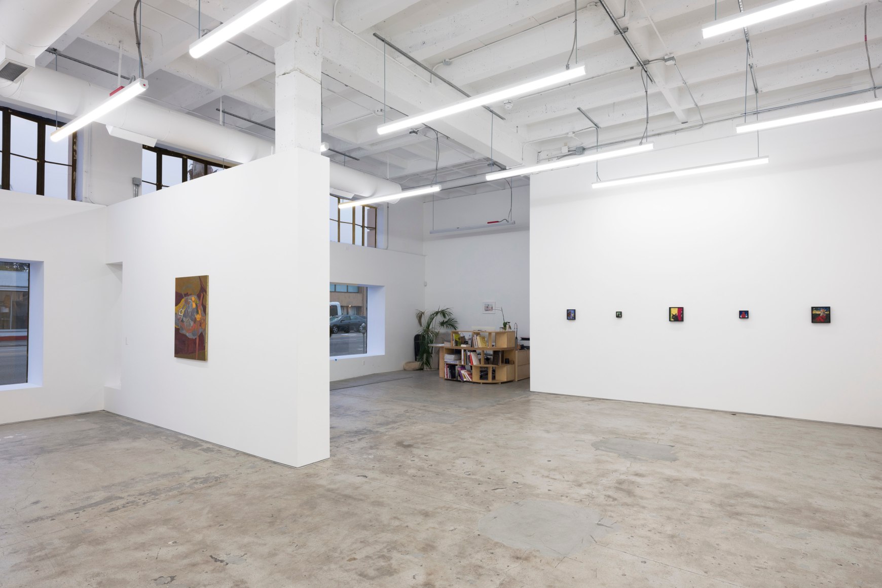 Their Private Worlds Contained The Memory of a Painting that had Shapes as Reassuring as the Uncanny Footage of a Sonogram, 2022., Installation view