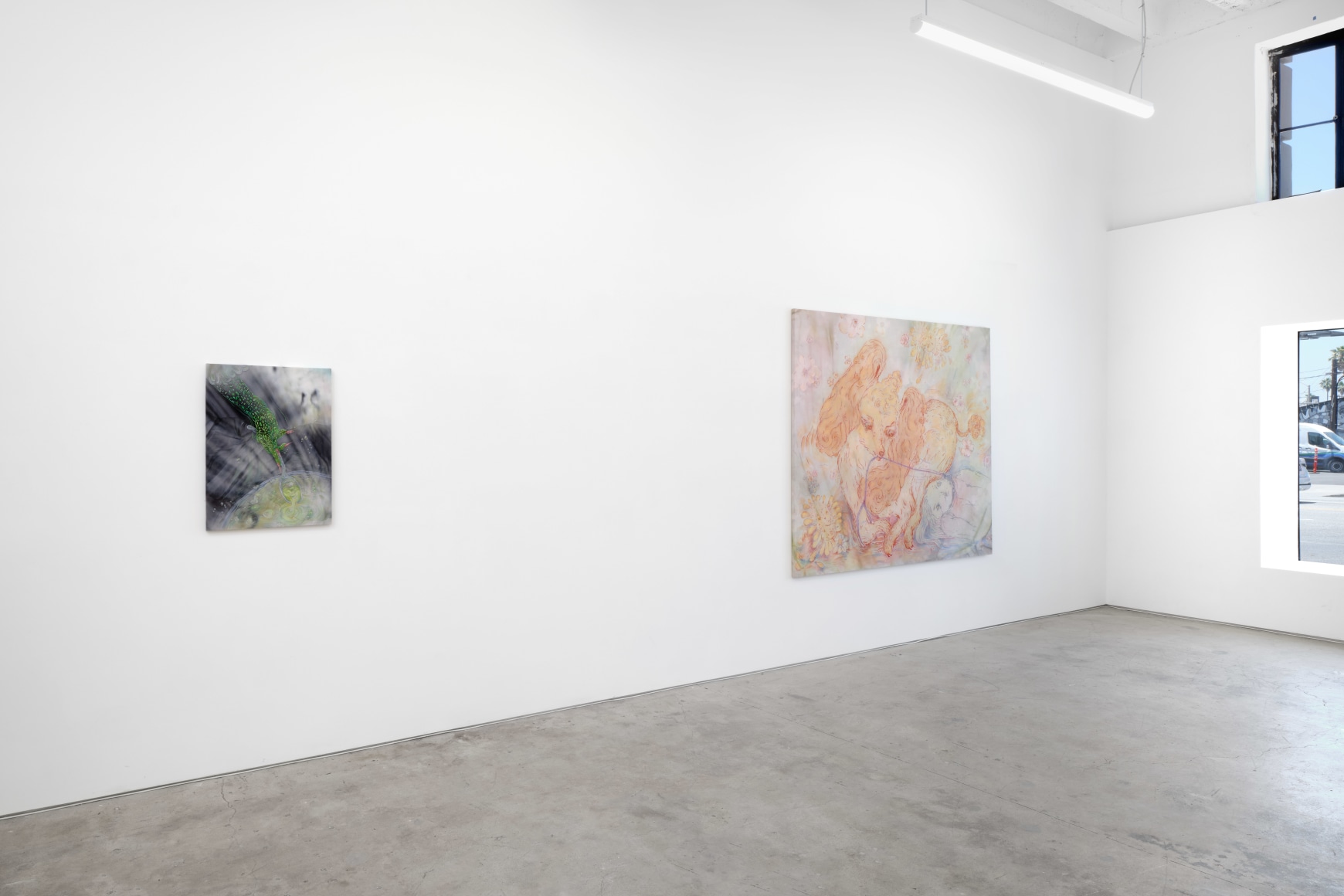 Lila de Magalhaes,&nbsp;Laps of Chrysalis,&nbsp;Matthew Brown, Los Angeles, 2024. Installation view., (Photo: Paul Salveson)