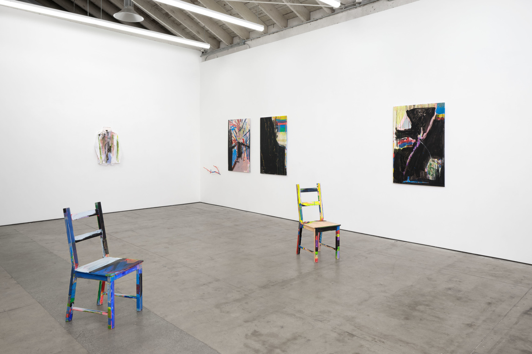 Hayley Tompkins, Tell Gonzo How, Matthew Brown, Los Angeles, 2023., Installation view. 