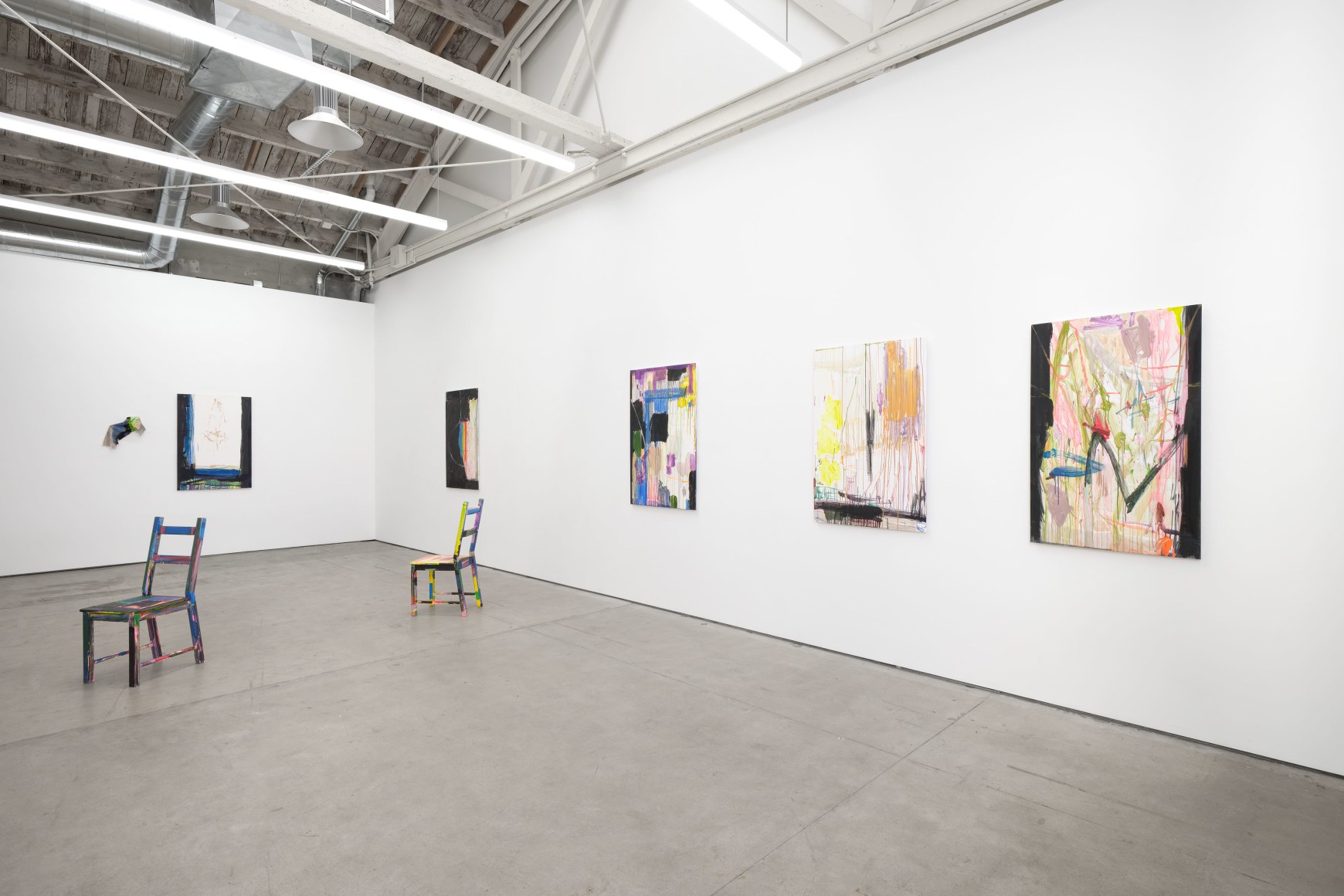 Hayley Tompkins, Tell Gonzo How, Matthew Brown, Los Angeles, 2023., Installation view. 