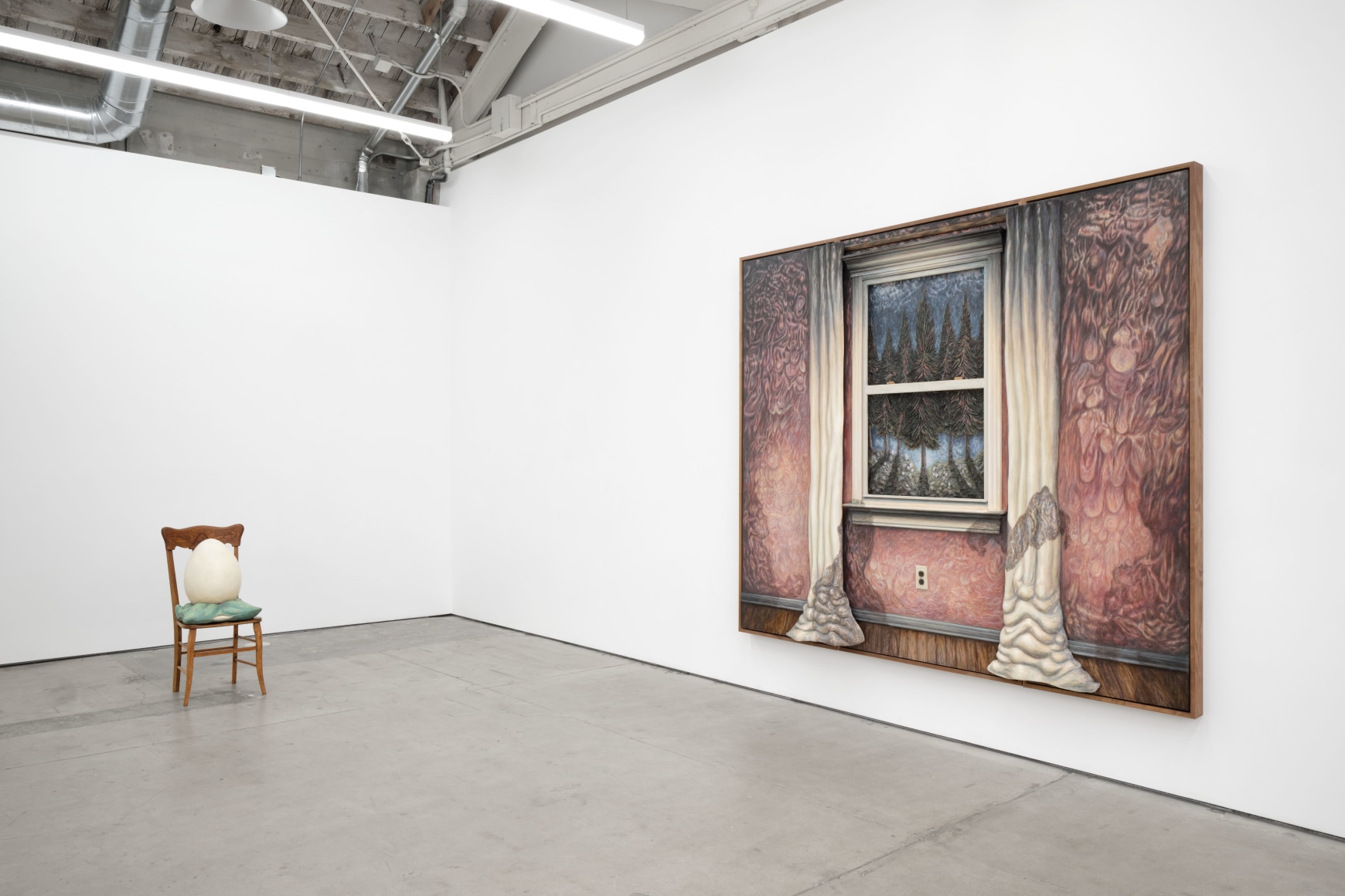 Dan Herschlein, The Long-Fingered Hand, 2023, Matthew Brown, Los Angeles. Installation view. 