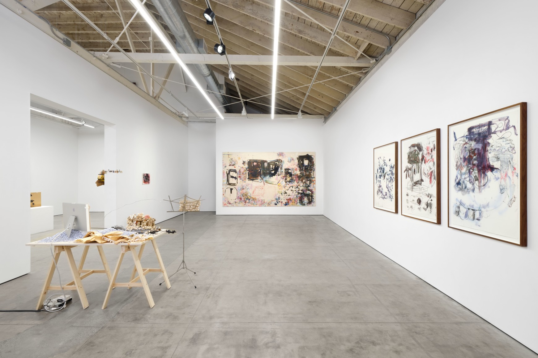 Uri Aran, House, Matthew Brown, Los Angeles, 2024. Installation view., (Photo: Paul Salveson)