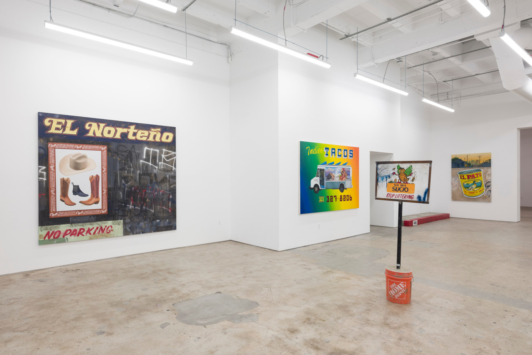 Alfonso Gonzalez Jr., There Was There, 2022., Installation view. 