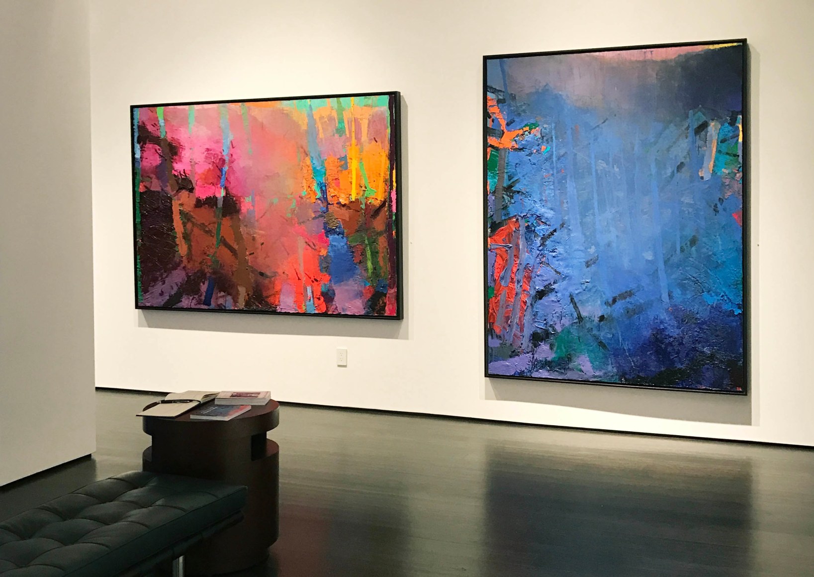 installation photo: Brian Rutenberg: Lowcountry, Forum Gallery, New York, NY, March 23 - May 6, 2017